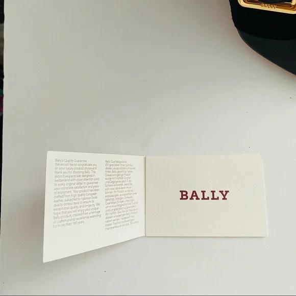 Black BALLY Jaydee Peep-Toe Suede Leather Booties with Buckles 3.5" Heels - Picture 6 of 9